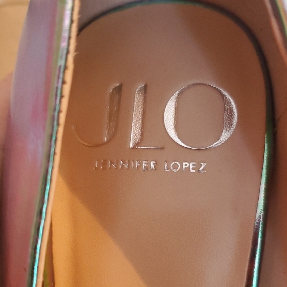 Jennifer Lopez Irridescent Stiletto Heels - Picture 5 of 11